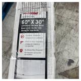 Delta Classic 500 60 in. L x 30 in. W Alcove Shower Pan Base with Left Drain in High Gloss White