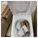 Swiss Madison Carre 1-piece 1.28 GPF Single Flush Square Toilet in Glossy White Seat Included