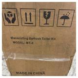 Upflush Macerating Toilet System For Basement in White