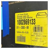 Bootz Kona 54 in. x 30 in. Soaking Bathtub with Left Drain in White