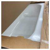 Bootz Kona 54 in. x 30 in. Soaking Bathtub with Left Drain in White