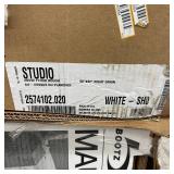 American Standard Studio 60 in. x 32 in. Soaking Bathtub with Right Hand Drain in White