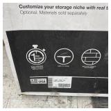 Bootz Nextile 30 in. x 60 in. x 60 in. 4-Piece Direct-to-Stud Alcove Tub Surround in White