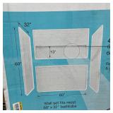 Bootz Nextile 30 in. x 60 in. x 60 in. 4-Piece Direct-to-Stud Alcove Tub Surround in White