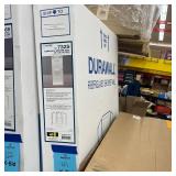 MUSTEE Durawall 36 in. W x 73.25 in. H 3-Piece Direct To Stud Fiberglass Shower Wall Surround in White