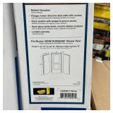 MUSTEE Durawall 36 in. W x 73.25 in. H 3-Piece Direct To Stud Fiberglass Shower Wall Surround in White