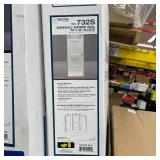 MUSTEE Durawall 36 in. W x 73.25 in. H 3-Piece Direct To Stud Fiberglass Shower Wall Surround in White