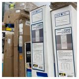 MUSTEE Durawall 36 in. W x 73.25 in. H 3-Piece Direct To Stud Fiberglass Shower Wall Surround in White