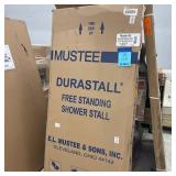 Durastall 32 in. x 32 in. x 75 in. Shower Stall with Standard Base in White
