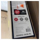 Delta Neo-Angle Pivot Framed Corner Shower Enclosure in Chrome with Clear Glass 38 in. W x 74 in. H