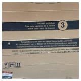 Glacier Bay Glamour 31.69 in. x 76.40 in. 2-Piece Direct-to-Stud Corner Shower Wall Set in White • Does not include base or doors