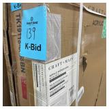 60 in. L x 36 in. W Alcove Shower Pan Base with Center Drain in White CRAFT + MAIN