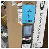 Delta Pro-Series 60 in. W x 57 in. H Five Piece Glue Up Bathtub Surrounds in High Gloss White