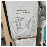 Delta Pro-Series 60 in. W x 57 in. H Five Piece Glue Up Bathtub Surrounds in High Gloss White