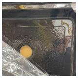 Swiss Madison Voltaire 60 in. x 32 in. Right-Hand Drain Shower Base in Black