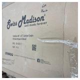 Swiss Madison Voltaire 48 in. x 32 in. Acrylic Black Center Drain Shower Base