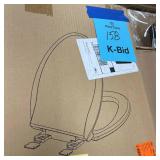 Slow Close Elongated Closed Front Toilet Seat in White ELLO&ALLO