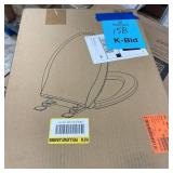 Slow Close Elongated Closed Front Toilet Seat in White ELLO&ALLO