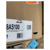 BEMIS Assist Elongated/Round Standard Height Plastic Closed Front Toilet Seat in White with Support Arms