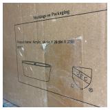 Vanity Art Bordeaux 59 in. x 29.5 in. Soaking Bathtub with Center Drain in White/Polished Chrome