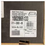 Kona 54 in. x 30 in. Soaking Bathtub with Right Drain in White Porcelain