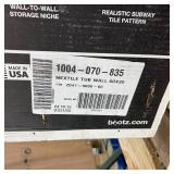 Bootz Industries Nextile 30 in. x 60 in. x 60 in. 4-Piece Direct-to-Stud Alcove Tub Surround in White