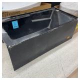 Swiss Madison Voltaire 60 in. x 30 in. Acrylic Left Drain Rectangular Alcove Bathtub in Matte Black