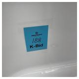 AKDY 54 in. Fiberglass Double Ended Flatbottom Non-Whirlpool Bathtub in Glossy White