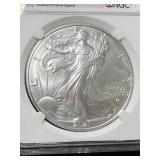 2021 AMERICAN SILVER EAGLE NGC FIRST DAY RELEASE MS70