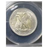 1942 US WALKING LIBERTY HALF DOLLAR ANACS MS65