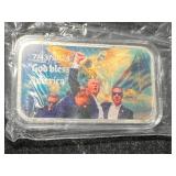 1 TROY OZ .999 FINE SILVER MAGA BAR IN AIRTITE