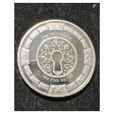 1 TROY OZ .999 FINE SILVER STANSBERRY RESEARCH ROUND