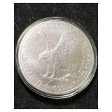 2021 AMERICAN SILVER EAGLE 1 TROY OZ .999 FINE SILVER IN AIRTITE