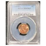 1964-D US LINCOLN CENT PCGS MS65RD