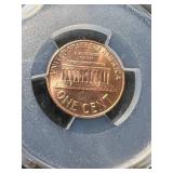 1964-D US LINCOLN CENT PCGS MS65RD