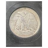 1943 US WALKING LIBERTY HALF DOLLAR SLABBED VG