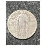 1927 US STANDING LIBERTY QUARTER