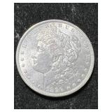 1896 US MORGAN SILVER DOLLAR