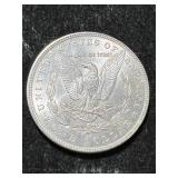 1896 US MORGAN SILVER DOLLAR