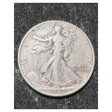 1942 US WALKING LIBERTY HALF DOLLAR