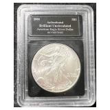 2006 AMERICAN SILVER EAGLE SLABBED BU