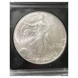 2006 AMERICAN SILVER EAGLE SLABBED BU