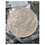 1890 US MORGAN SILVER DOLLAR