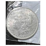 1889 US MORGAN SILVER DOLLAR