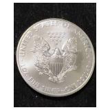 2009 AMERICAN SILVER EAGLE 1 TROY OZ .999 FINE SILVER