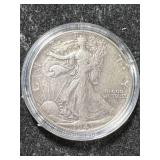1943 US WALKING LIBERTY HALF DOLLAR IN AIRTITE