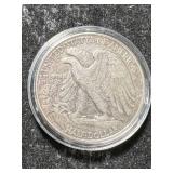 1943 US WALKING LIBERTY HALF DOLLAR IN AIRTITE