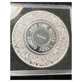 1 TROY OZ .999 FINE SILVER POKEMON ROUND IN CASE