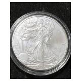 2014 AMERICAN SILVER EAGLE 1 TROY OZ .999 FINE SILVER IN AIRTITE