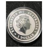 2014 AUSTRALIAN KOALA 1 TROY OZ .999 FINE SILVER IN AIRTITE